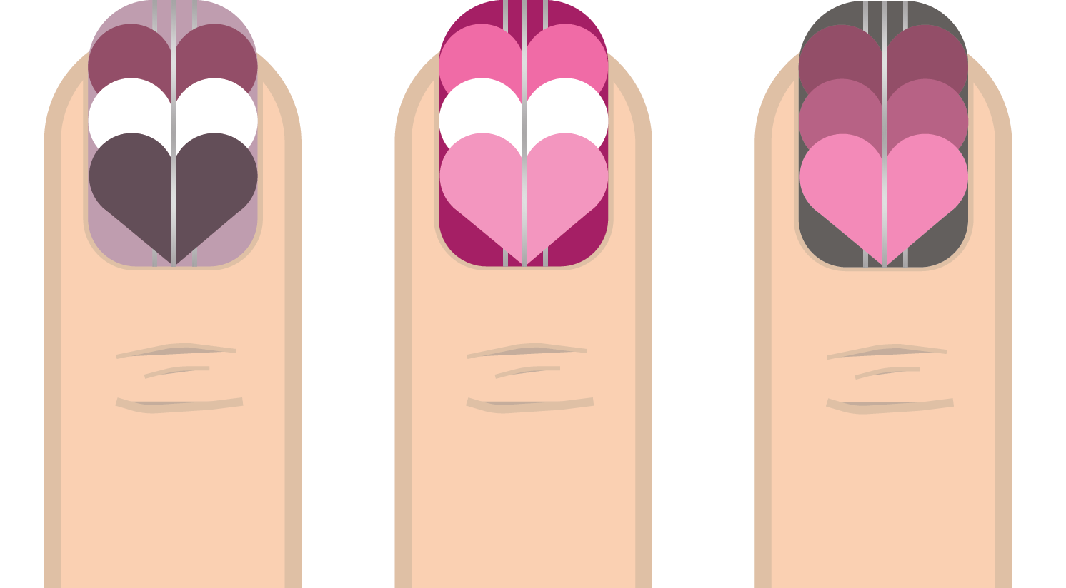 valentines day nail art