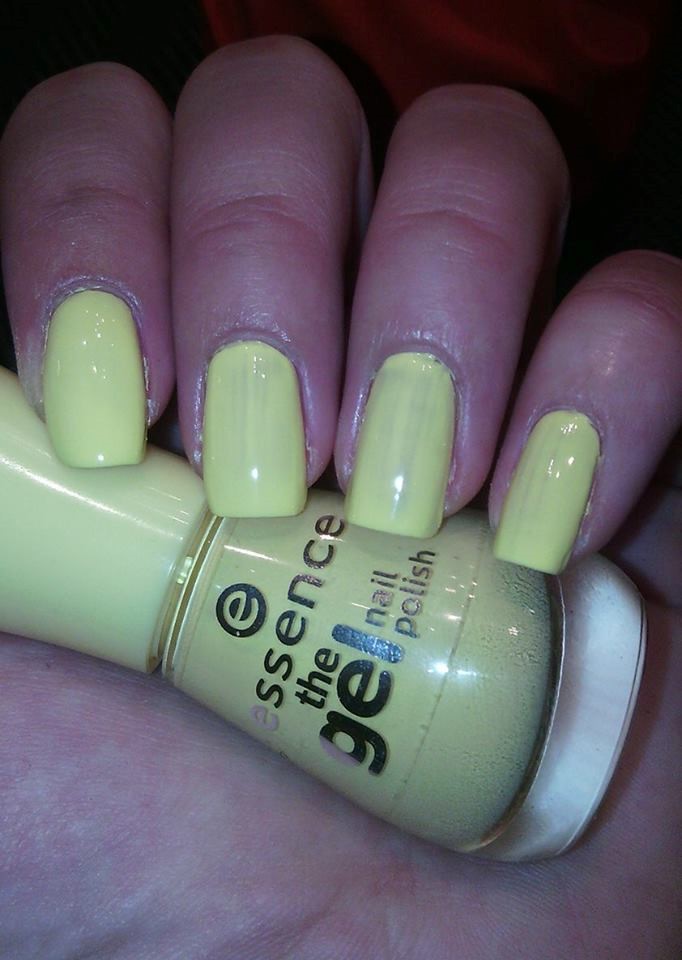 Essence Gel Nail Polish Yellow