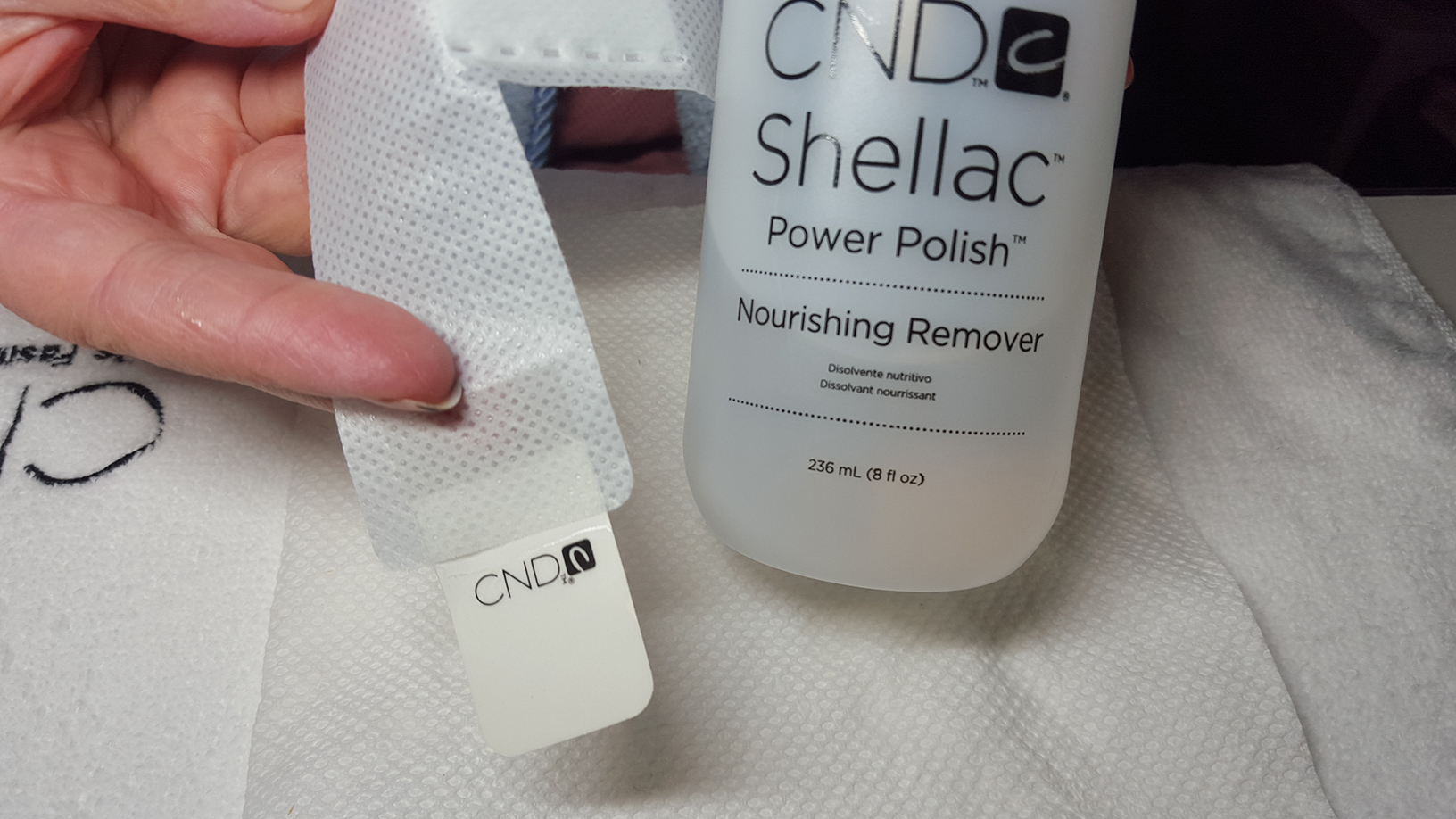 cnd shellac remover wrap and acetone
