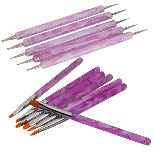 Gel and Acrylic Nail Art Brushes