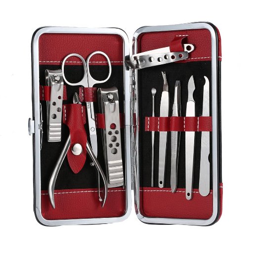 stainless steel mens manicure kit