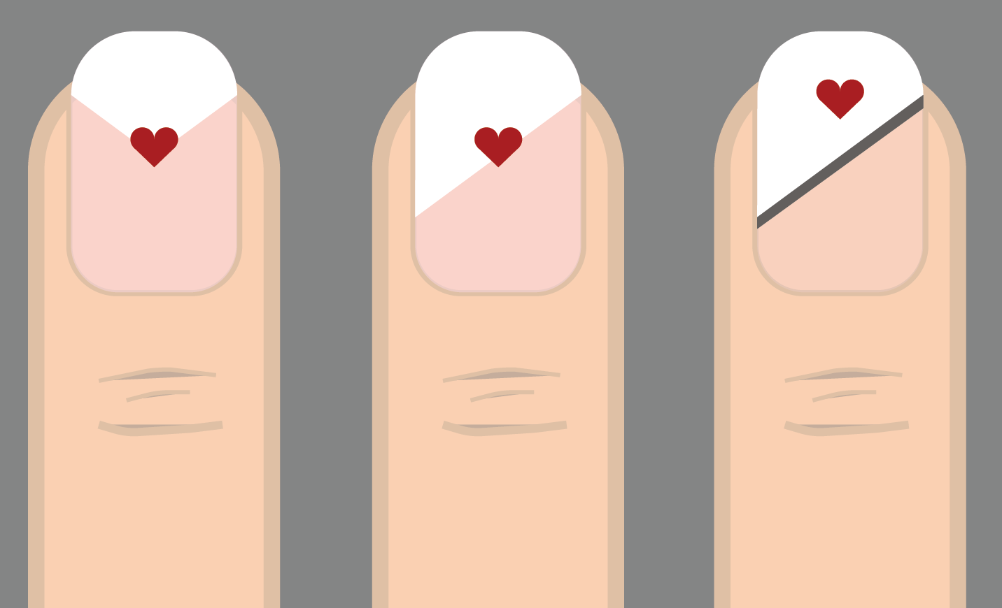 valentines day nail idea