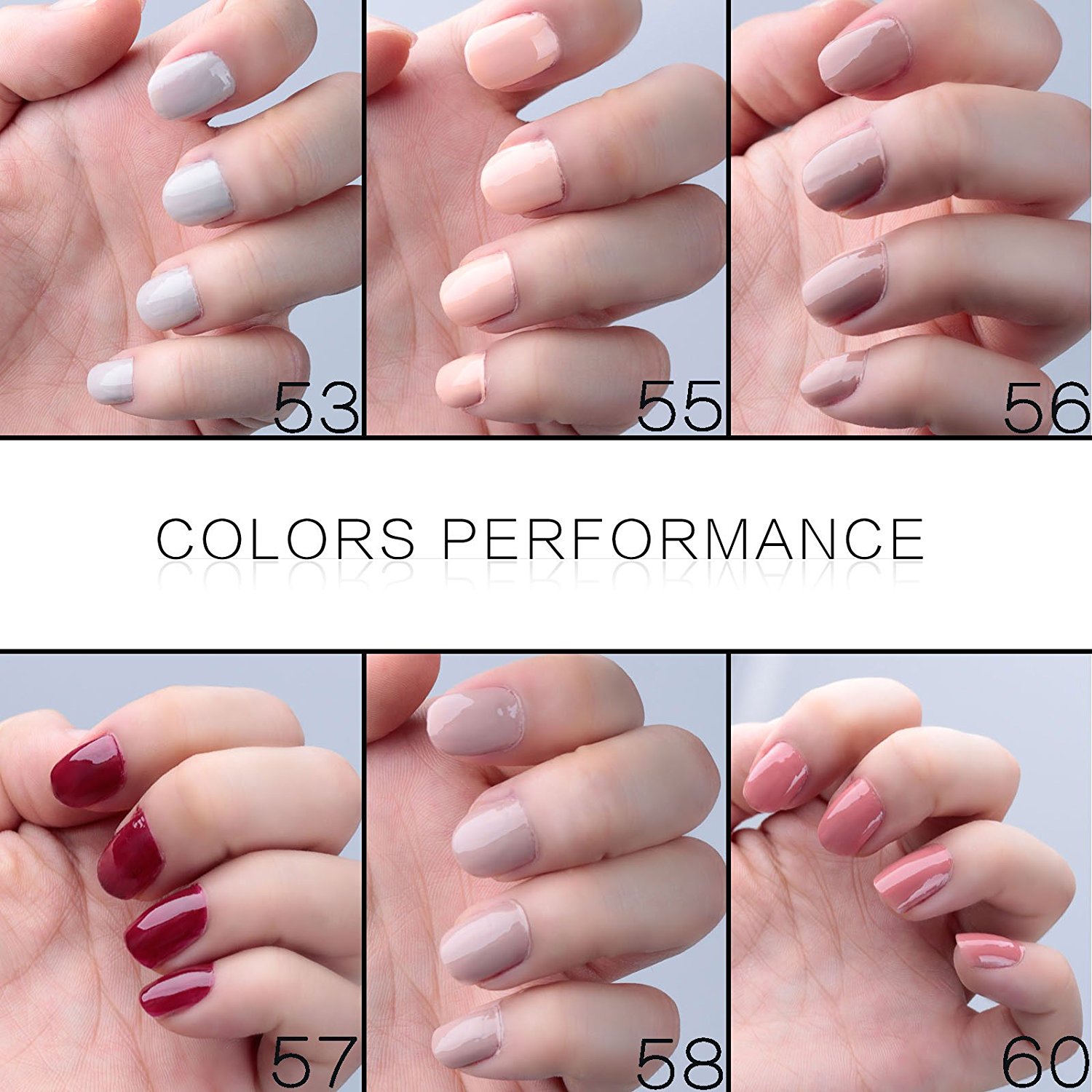 Gellen Gel Polish Color Chart